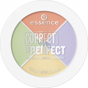 Essence Correct To Perfect CC Concealer Palette korektor 10 Nobody Is Perfect! 4,8 g