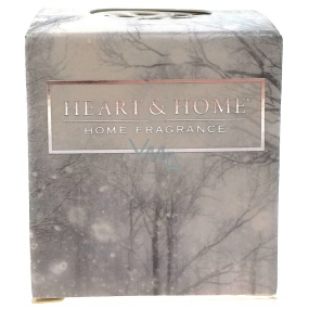 Heart & Home Zimná rozprávka Sójová vonná sviečka bez obalu horí až 15 hodín 52 g