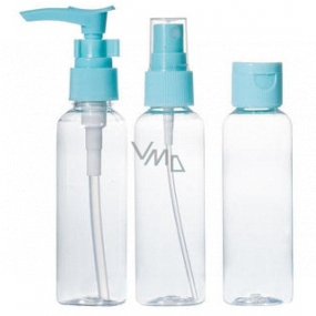 Cestovná sada nádobiek 3 x 60 ml 1701