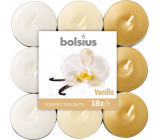 Bolsius Aromatic Vanilla - Vanilka vonné čajové sviečky 18 kusov, doba horenia 4 hodiny