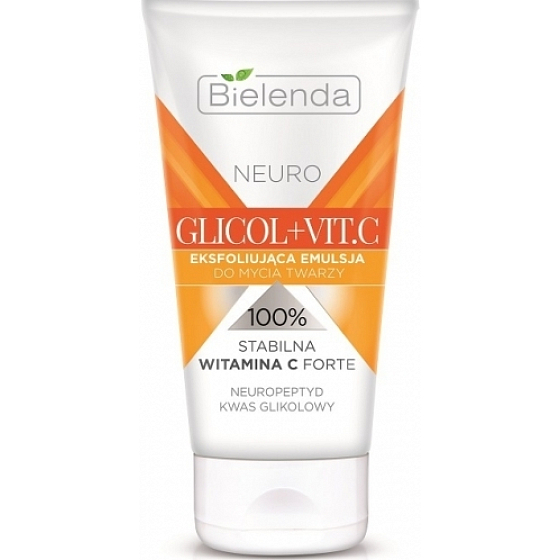 Bielenda Neuro Glycol + Vitamín C čistiaca pleťová emulzia 150 ml