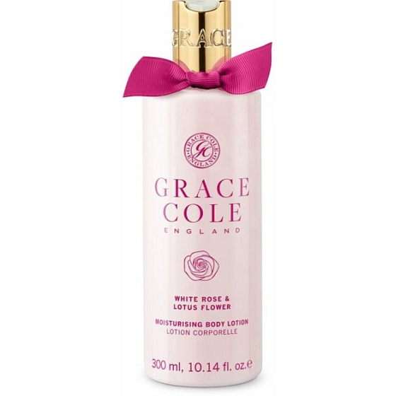 Grace Cole White Rose & Lotus Flower hydratačné telové mlieko 300 ml