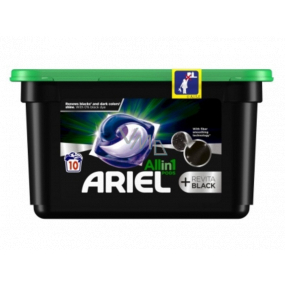 Ariel All in1 Pods Revitablack gélové kapsule na čierne a tmavé prádlo 10 kusov