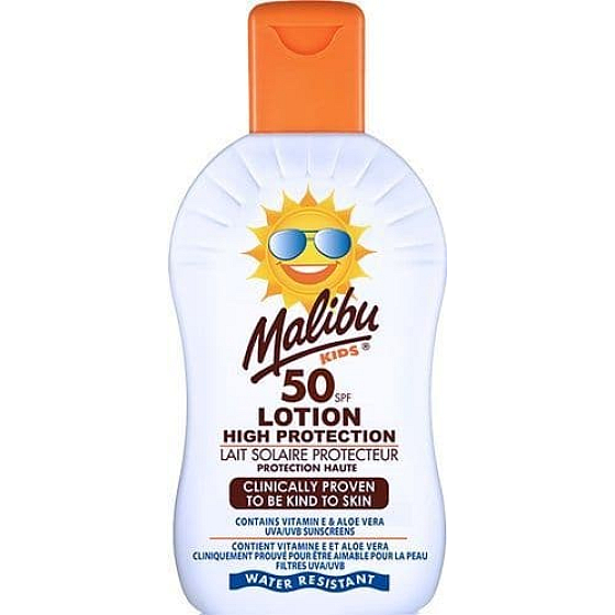 Malibu Kids krém na opaľovanie SPF50 pre deti 100 ml