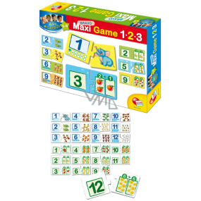 EP Line Baby Genius Maxi Počítanie 1-2-3 vzdelávacia hra 48 dielikov, odporúčaný vek 3+