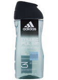 Adidas Dynamic Pulse 3v1 sprchový gél na telo, vlasy a pokožku pre mužov 250 ml