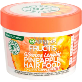 Garnier Fructis Ananásová maska na vlasy pre dlhé vlasy s rozštiepenými končekmi 400 ml