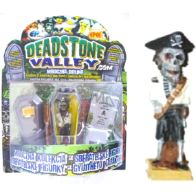 EP Line Deadstone Valley Zombie zberateľská figúrka, Kapitán - Pirát Frank s vlastnou rakvou a náhrobným kameňom