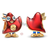 Šarm Striebro 925 Paríž 2v1 2024 Olympijské hry Maskot, korálky na náramku šport