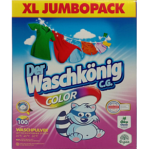 Waschkönig prací prášok Color, 100 praní, 6 kg