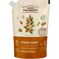 Green Pharmacy Mandle a Arganový olej tekuté mydlo náhradná náplň 460 ml