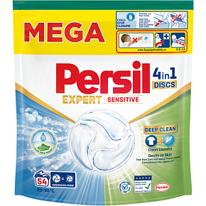 Persil Discs 4in1 prací prostriedok Deep Clean Expert Sensitive 54 dávok