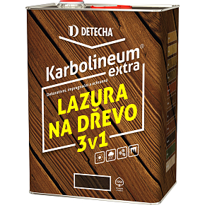 Karbolineum Extra 3v1 lazúra na drevo, jantar, 8 kg