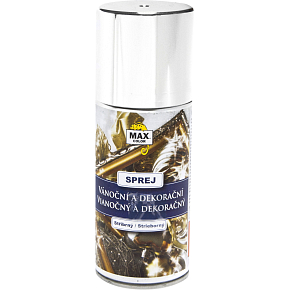 Max Color strieborná dekoračná farba v spreji, 150 ml