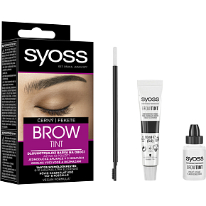 Syoss Brow Tint farba na obočie, čierna