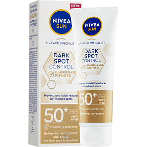 Nivea Sun OF 50+ Luminous630 pleťový krém na opaľovanie, 40 ml