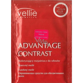 Vellie Advantage Contrast ružová / červená farebný melír na vlasy 15 g
