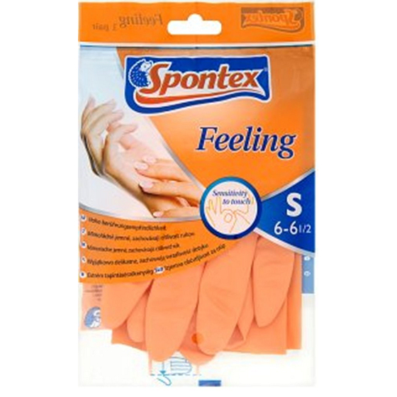 Spontex Feeling Rukavice gumené veľkosť S