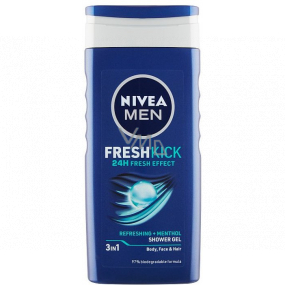 Nivea Men Fresh Kick 3v1 sprchový gél 250 ml
