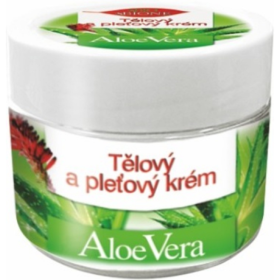 Bione Cosmetics Aloe Vera telový a pleťový krém pre všetky typy pokožky 260 ml
