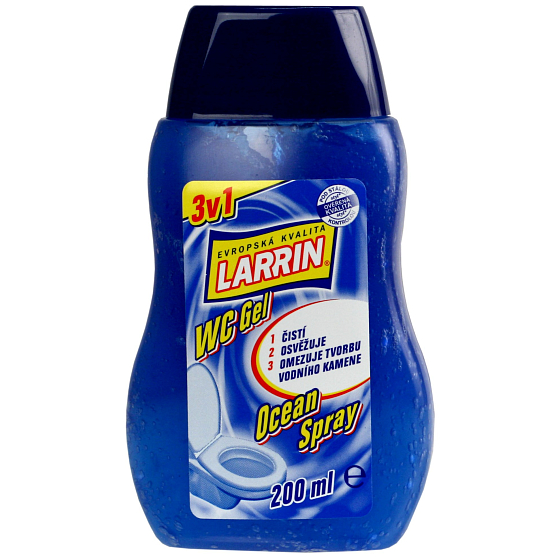 Larrin Ocean 3v1 Wc gél so závesom 200 ml