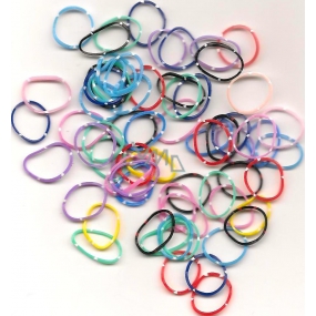 Loom Bands gumičky na pletení náramků Mix barevná žíhaná 200 kusů