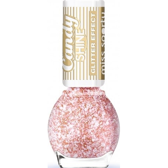 Miss Sporty Candy Shine Glitter Effect lak na nechty 002 7 ml