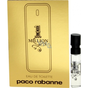 Paco Rabanne 1 Million toaletná voda pre mužov 1,5 ml s rozprašovačom, fľaštička