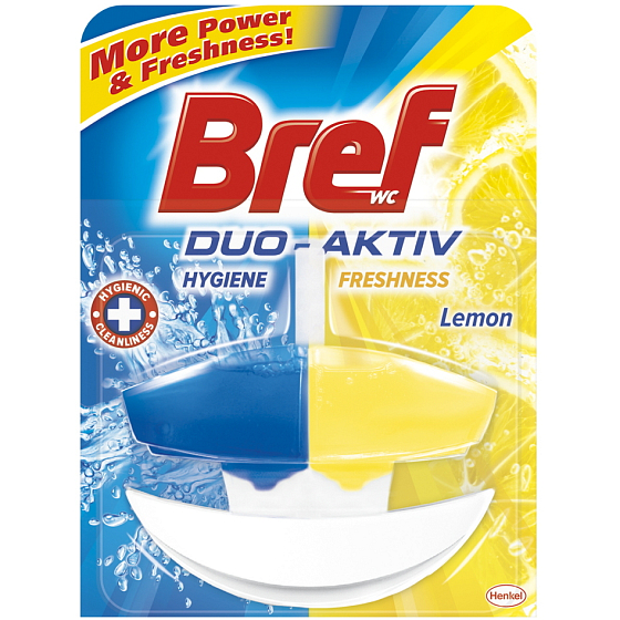 Bref Duo Aktiv Lemon tekutý WC blok komplet 50 ml