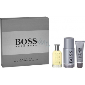 Hugo Boss Boss No.6 Bottled toaletná voda pre mužov 50 ml + sprchový gél 50 ml + dezodorant sprej 150 ml, darčeková sada