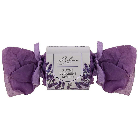 Bohemia Gifts Levanduľa ručne vyrábané toaletné mydlo bonbón 30 g