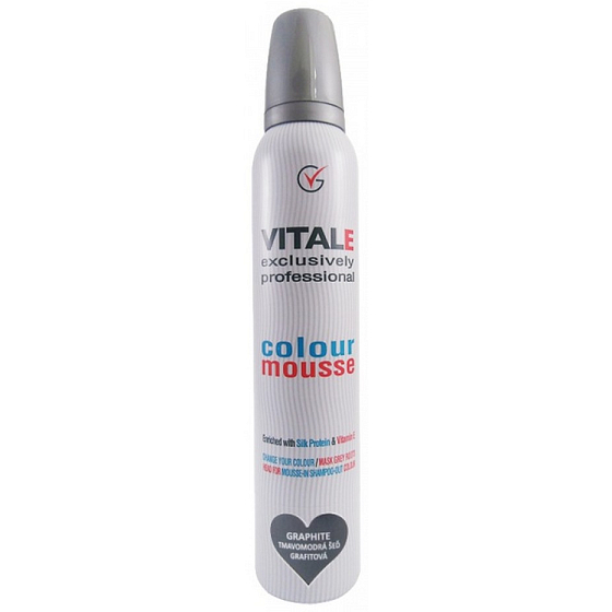 Vitale Exclusively Professional farbiace penové tužidlo Graphite - Grafitová 200 ml
