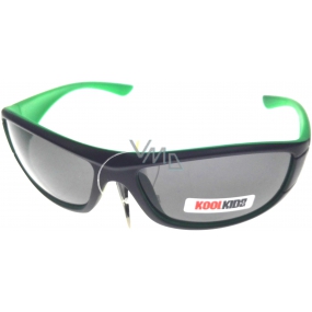 Dudes & dudettes Slnečné okuliare pre deti čierno-zelené JK4400