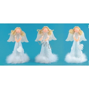 Anjel v sukni s perím na postavenie 18 cm