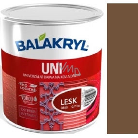 Balakryl Uni Lesk 0225 Svetlohnedý univerzálna farba na kov a drevo 700 g