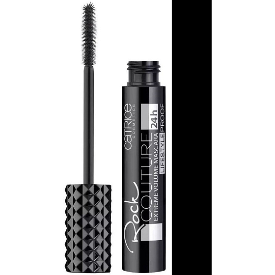 Catrice Rock Couture Extreme Volume Lifestyleproof 24h riasenka 010 Ultra Black 12 ml