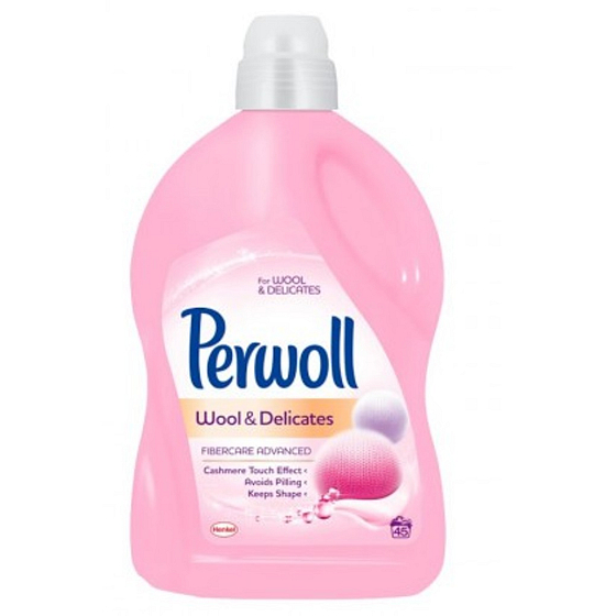 Perwoll Wool & Delicatese prací gél na vlnu a hodváb 45 dávok 2,7 l