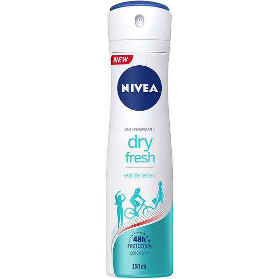 Nivea Dry Fresh antiperspirant dezodorant sprej pre ženy 150 ml