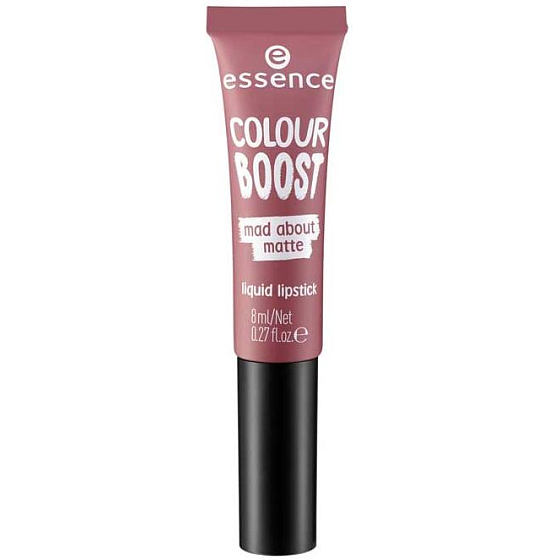 Essence Colour Boost Mad About Matte tekutý rúž 05 Dangerously Yours 8 ml