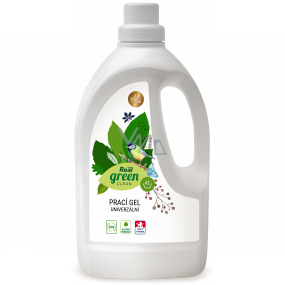 Real Green Clean univerzálny prací gél na biele i farebné prádlo 42 dávok 1,5 l