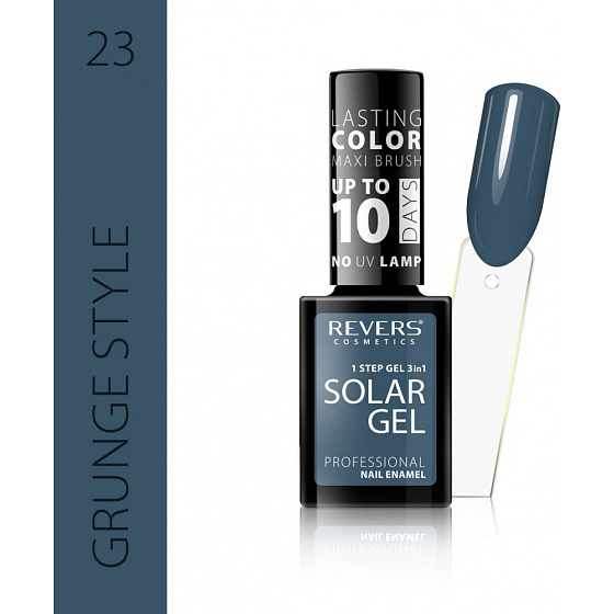 Reverz Solar Gél gélový lak na nechty 23 Grunge Style 12 ml