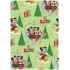 Ditipo Darčekový baliaci papier 70 x 200 cm Vianočný Disney Mickey, Minnie v srdiečku svetlo zelený