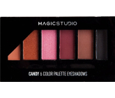 My Magic Studio Candy Palette očných tieňov 6 farieb + aplikátor 6,3 g