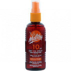 Malibu Dry Oil Spray SPF10 Suchý opaľovací olej 100 ml