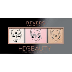 Revers HD Beauty Pro Contour Palette Paleta kontúr 01 12 g