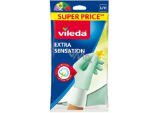 Gumené rukavice Vileda Extra Sensation veľkosť L/9 1 pár