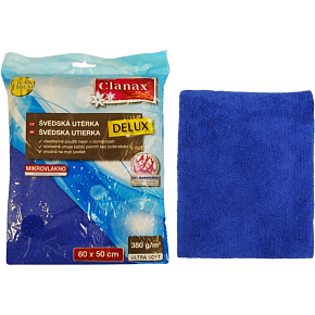 Clanax švédska utierka Delux 60 × 50 cm, 380 g, modrá