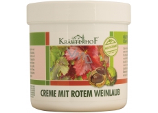 Kräuterhof Krém z listov červenej vínnej révy a červeného gaštanu 250 ml