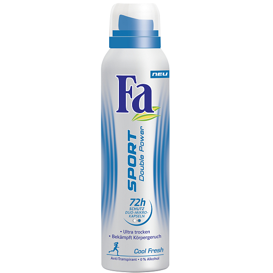 Fa Sport Double Power Cool Fresh antiperspitant dezodorant sprej pre ženy 150 ml