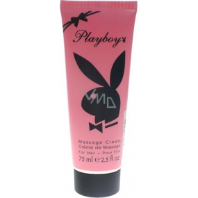 Playboy Massage Cream masážny krém pre ženy 75 ml